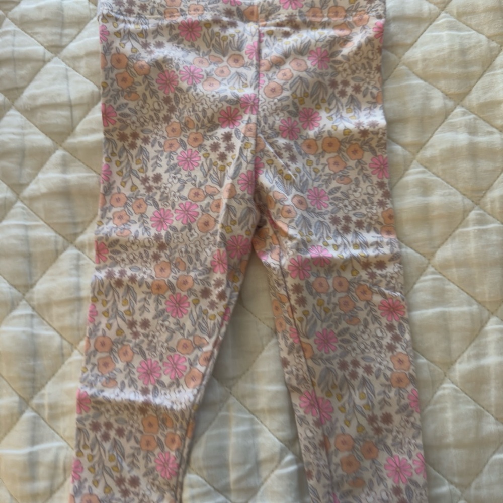 Floral leggings